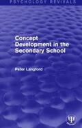 Langford |  Concept Development in the Secondary School | Buch |  Sack Fachmedien