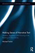 Toolan |  Making Sense of Narrative Text | Buch |  Sack Fachmedien