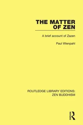Wienpahl |  The Matter of Zen | Buch |  Sack Fachmedien
