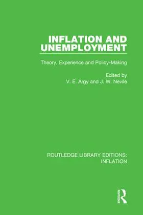 Argy / Nevile |  Inflation and Unemployment | Buch |  Sack Fachmedien
