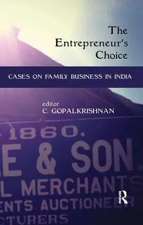 Gopalkrishnan |  The Entrepreneur's Choice | Buch |  Sack Fachmedien