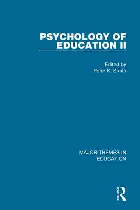 Smith |  Smith: Psychology of Education II (4-vol. set) | Buch |  Sack Fachmedien