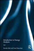 Blok / Nieuwlaar |  Introduction to Energy Analysis | Buch |  Sack Fachmedien