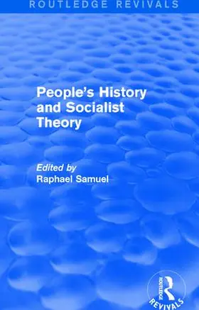 Samuel |  People's History and Socialist Theory | Buch |  Sack Fachmedien