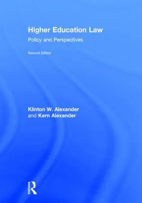 Alexander | Higher Education Law | Buch | 978-1-138-67172-0 | sack.de