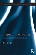 Marriage |  Formal Peace and Informal War | Buch |  Sack Fachmedien