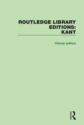 Routledge Library Editions: Kant | Buch | 978-1-138-67348-9 | www.sack.de