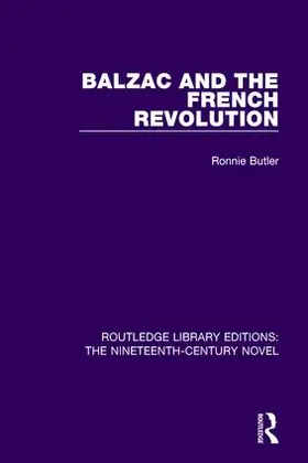 Butler |  Balzac and the French Revolution | Buch |  Sack Fachmedien
