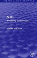 McKenzie |  Guilt | Buch |  Sack Fachmedien