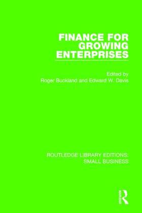 Buckland / Davis | Finance for Growing Enterprises | Buch | 978-1-138-67993-1 | sack.de