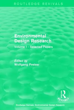 Preiser |  Environmental Design Research | Buch |  Sack Fachmedien