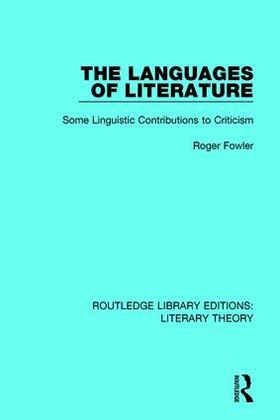 Fowler | The Languages of Literature | Buch | 978-1-138-68558-1 | sack.de
