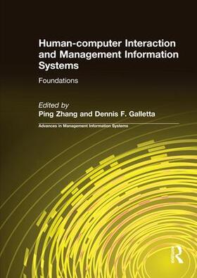 Zhang / Galletta |  Human-computer Interaction and Management Information Systems: Foundations | Buch |  Sack Fachmedien