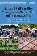Mutsaers / Coyne / Hauser |  Soil and Soil Fertility Management Research in Sub-Saharan Africa | Buch |  Sack Fachmedien