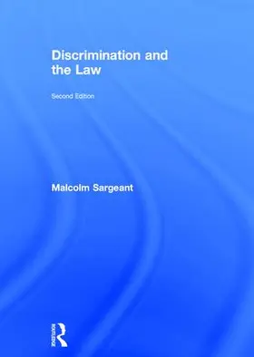 Sargeant |  Discrimination and the Law 2e | Buch |  Sack Fachmedien