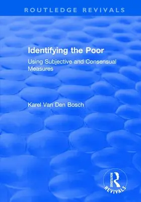 Van Den Bosch |  Identifying the Poor | Buch |  Sack Fachmedien