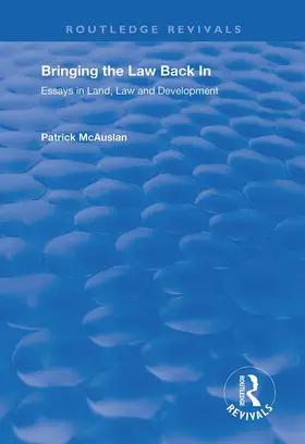 McAuslan | Bringing the Law Back In | Buch | 978-1-138-72541-6 | www.sack.de
