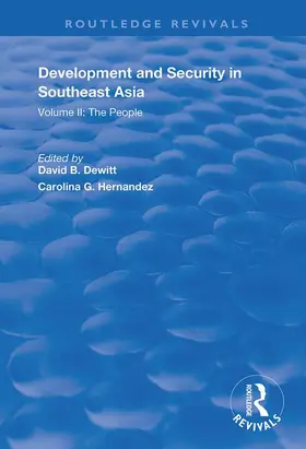 Dewitt / Hernandez | Development and Security in Southeast Asia | Buch | 978-1-138-72581-2 | www.sack.de