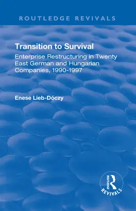 Lieb-Doczy |  Transition in Survival: Enterprise Restructuring in Twenty East German and Hungarian Companies 1990-1997 | Buch |  Sack Fachmedien