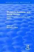 Oliver |  Studies in Economic and Social History | Buch |  Sack Fachmedien