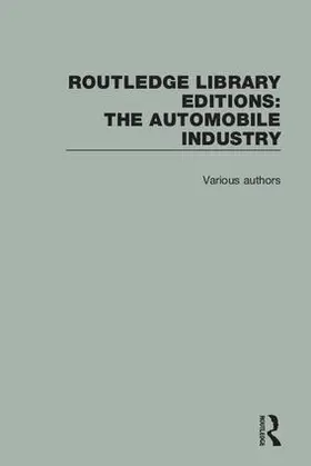  Routledge Library Editions: The Automobile Industry | Buch |  Sack Fachmedien