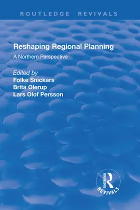 Olerup / Snickars | Reshaping Regional Planning | Buch | 978-1-138-73939-0 | sack.de