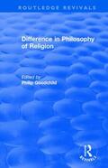 Goodchild |  Difference in Philosophy of Religion | Buch |  Sack Fachmedien