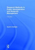 McNabb |  Research Methods in Public Administration and Nonprofit Management | Buch |  Sack Fachmedien