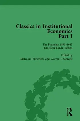 Samuels / Rutherford |  Classics in Institutional Economics, Part I, Volume 2 | Buch |  Sack Fachmedien