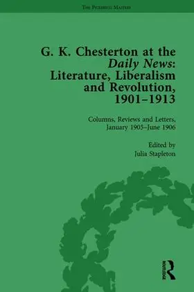 Stapleton |  G K Chesterton at the Daily News, Part I, vol 3 | Buch |  Sack Fachmedien