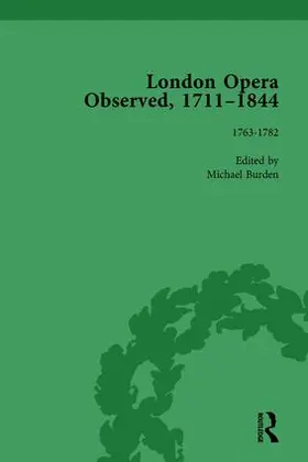 Burden |  London Opera Observed 1711-1844, Volume II | Buch |  Sack Fachmedien