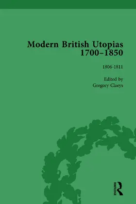 Claeys |  Modern British Utopias, 1700-1850 Vol 5 | Buch |  Sack Fachmedien