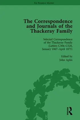 Aplin |  The Correspondence and Journals of the Thackeray Family Vol 3 | Buch |  Sack Fachmedien