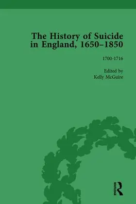 Robson / Seaver / McGuire |  The History of Suicide in England, 1650-1850, Part I Vol 3 | Buch |  Sack Fachmedien