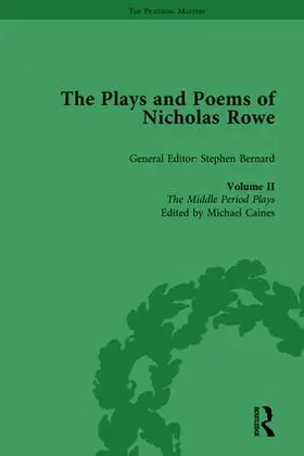Caines |  The Plays and Poems of Nicholas Rowe, Volume II | Buch |  Sack Fachmedien