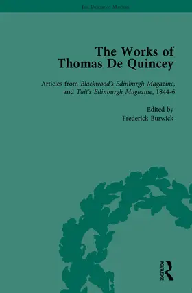 Lindop / Symonds |  The Works of Thomas De Quincey, Part III vol 15 | Buch |  Sack Fachmedien
