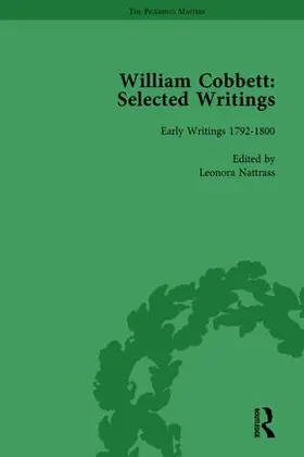 Nattrass / Epstein |  William Cobbett: Selected Writings Vol 1 | Buch |  Sack Fachmedien