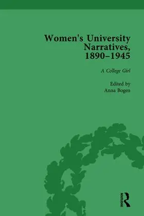 Bogen |  Women's University Narratives, 1890–1945, Part I Vol 3 | Buch |  Sack Fachmedien
