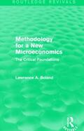 Boland |  Methodology for a New Microeconomics (Routledge Revivals) | Buch |  Sack Fachmedien