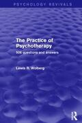 Wolberg |  The Practice of Psychotherapy | Buch |  Sack Fachmedien