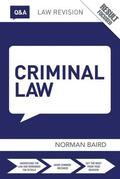 Baird |  Q&A Criminal Law | Buch |  Sack Fachmedien