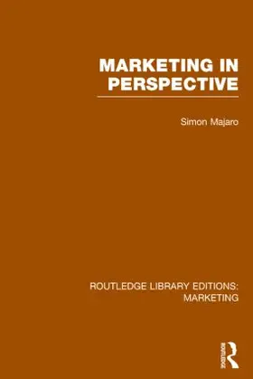 Majaro |  Marketing in Perspective (RLE Marketing) | Buch |  Sack Fachmedien