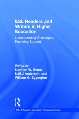 Evans / Anderson / Eggington |  ESL Readers and Writers in Higher Education | Buch |  Sack Fachmedien