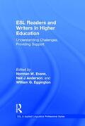 Evans / Anderson / Eggington |  ESL Readers and Writers in Higher Education | Buch |  Sack Fachmedien