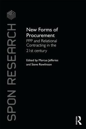 Jefferies / Rowlinson |  New Forms of Procurement | Buch |  Sack Fachmedien