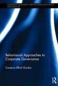 Gordon |  Behavioural Approaches to Corporate Governance | Buch |  Sack Fachmedien