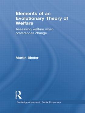Binder |  Elements of an Evolutionary Theory of Welfare | Buch |  Sack Fachmedien