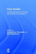 Thomaidis / Macpherson |  Voice Studies | Buch |  Sack Fachmedien
