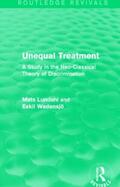 Lundahl / Wadensjo |  Unequal Treatment (Routledge Revivals) | Buch |  Sack Fachmedien
