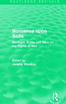 Waldron |  Nonsense upon Stilts (Routledge Revivals) | Buch |  Sack Fachmedien